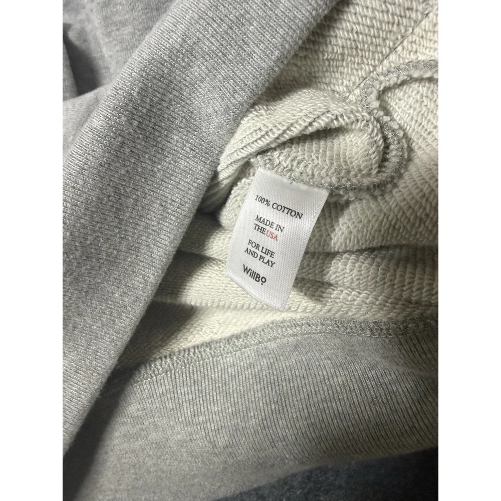 WillBO 5-Year Race Team Grey‎ French Terry Hoodie Medium